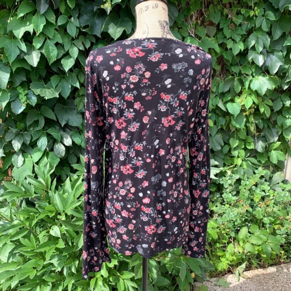 LUCKY BRAND Wrap-Style Top, L_6